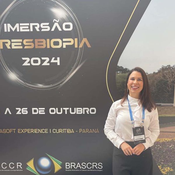 Dra. Cintia na Imersão Presbiopia 2024, em Curitiba